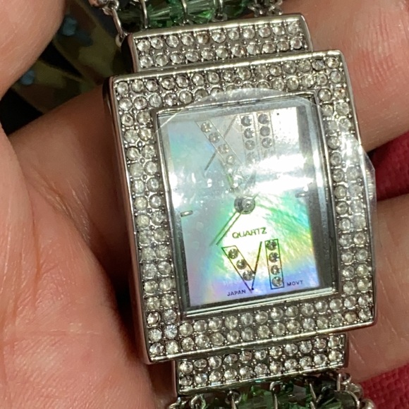 ?NEW?Sterling silver Crystal watch main image 10